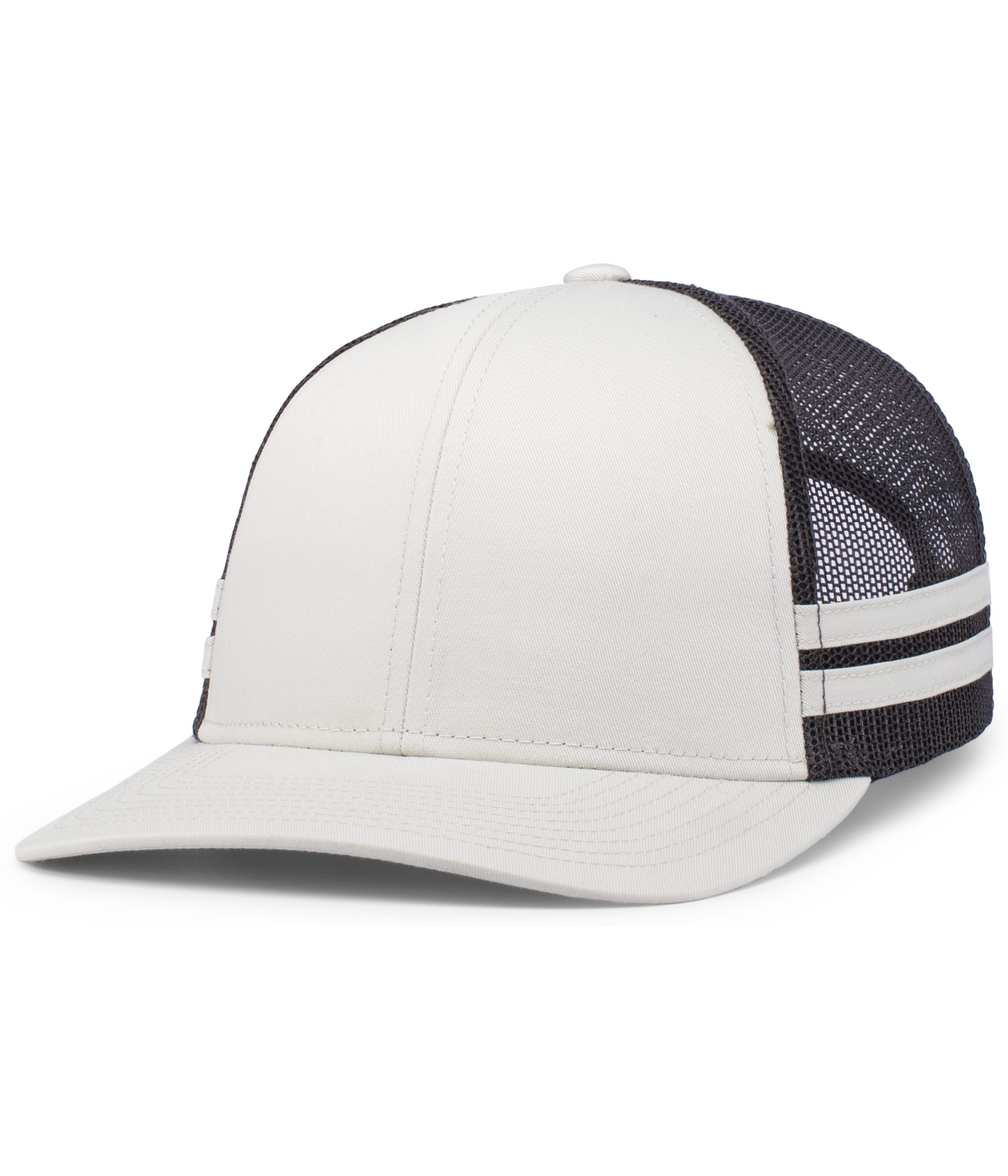 Low-Profile Stripe Trucker Cap - OS - BIRCH/LIGHT CHARCOAL/BIRCH