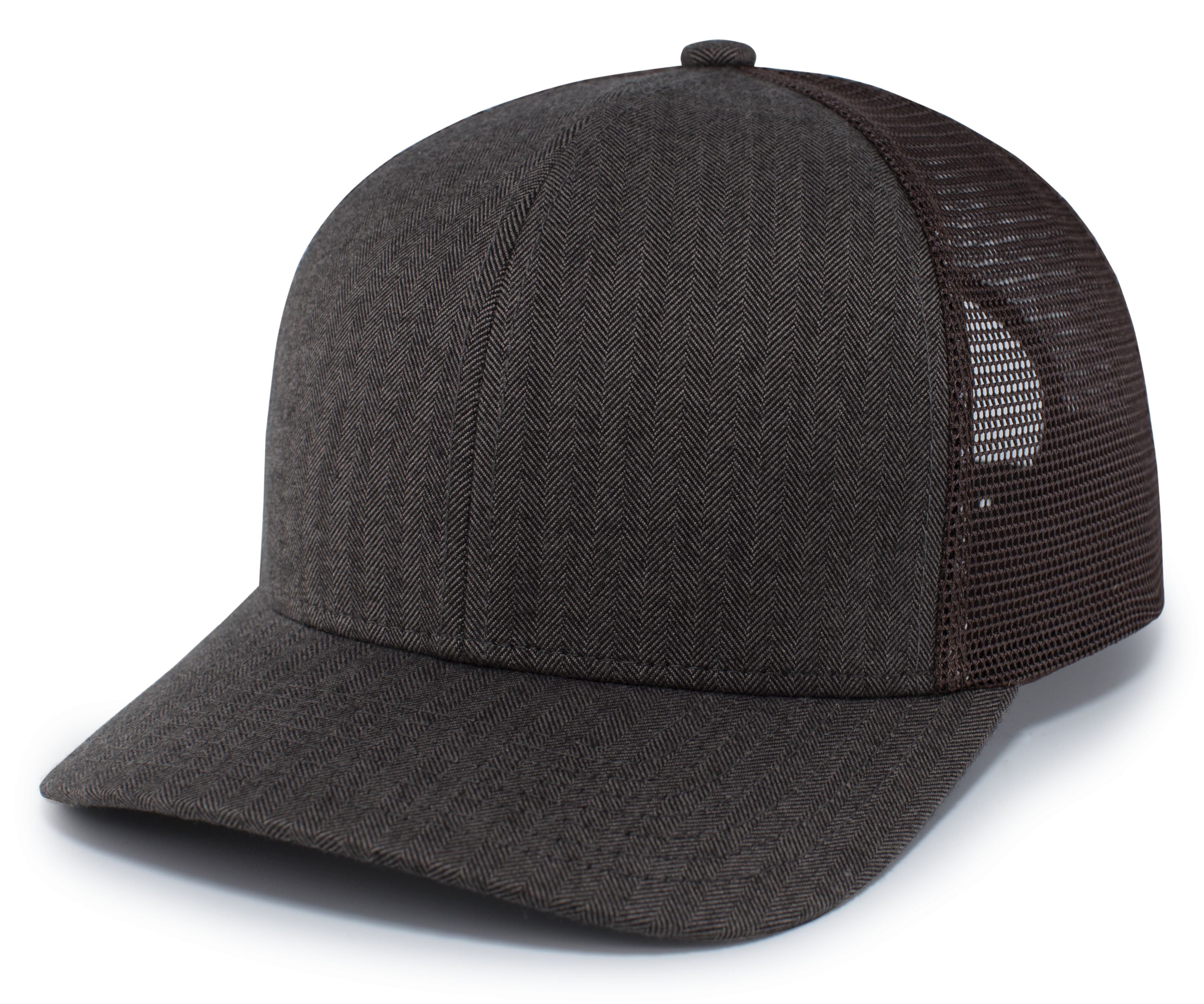 Herringbone Trucker Cap - OS - ESPRESSO