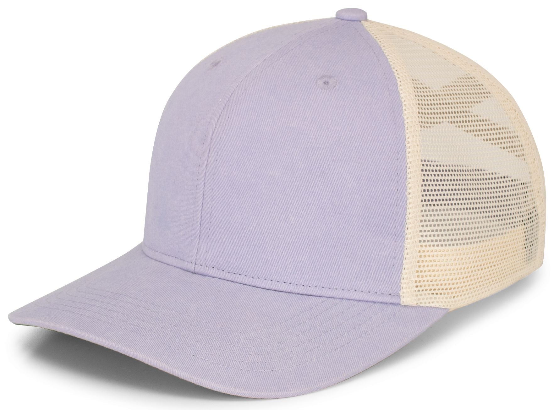 Ladies Ponytail Cap - OS - LAVENDER/BEIGE/LAVENDER