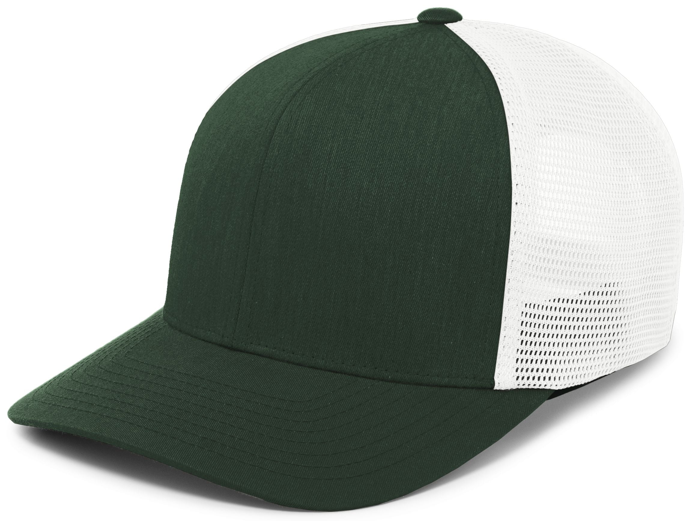Trucker PacFlex Snapback Cap - OS - DARK GREEN/WHITE/DARK GREEN