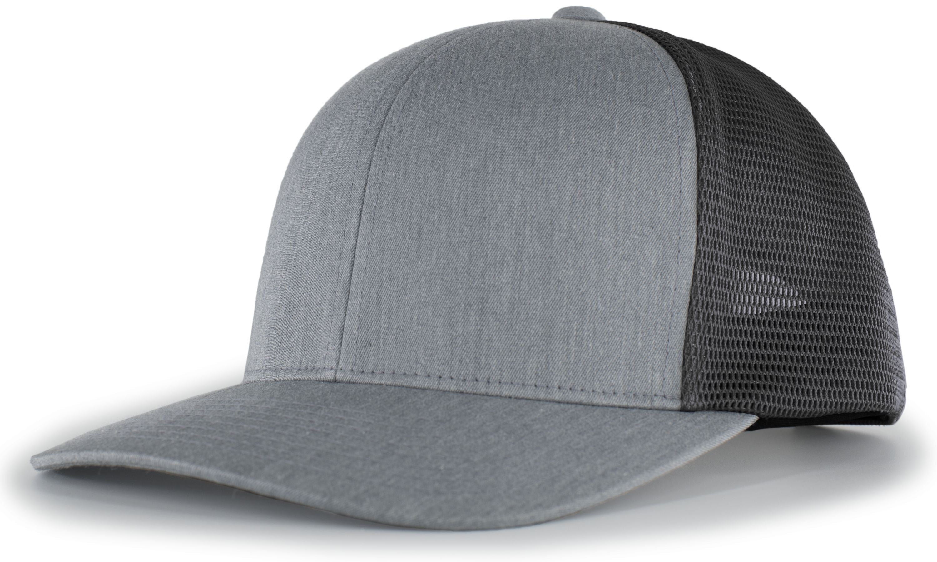Trucker PacFlex Snapback Cap - OS - HEATHER GREY/LT CHARCOAL/HEATHER GREY