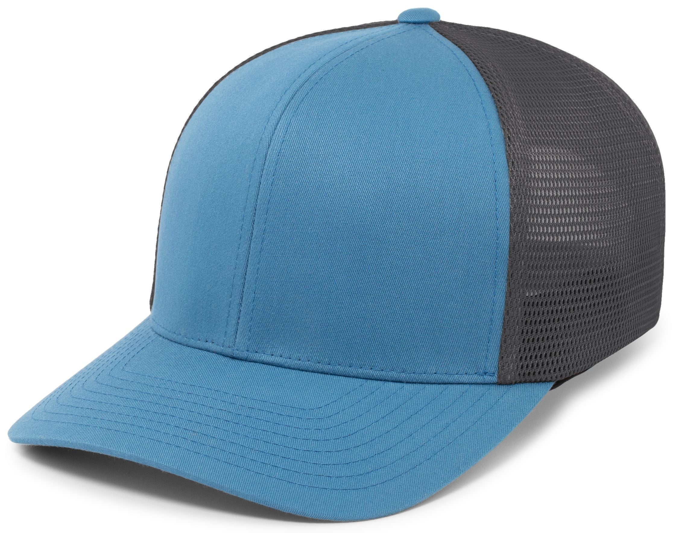 Trucker PacFlex Snapback Cap - OS - OCEAN BLUE/LT CHARCOAL/OCEAN BLUE