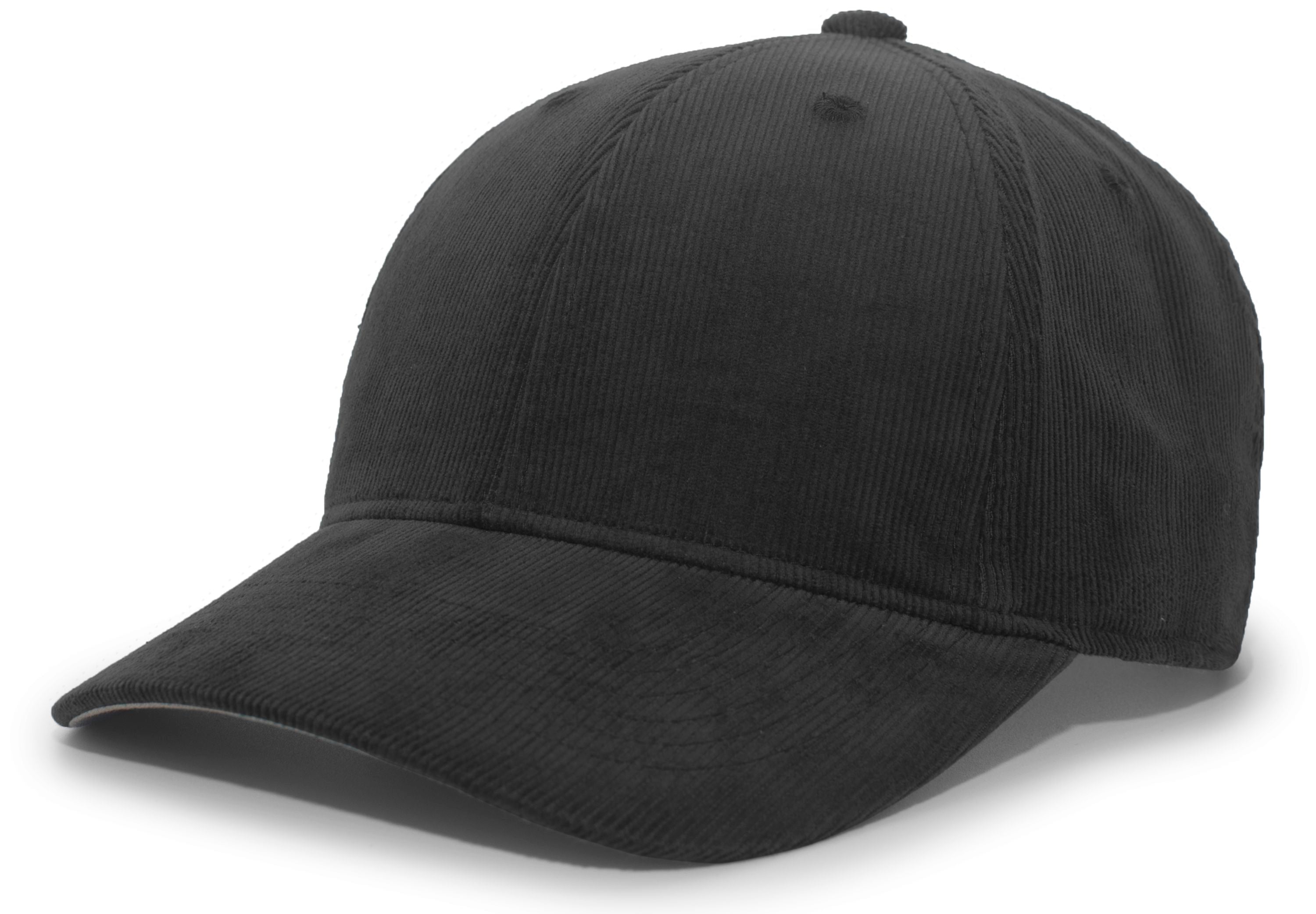 Hybrid Corduroy Dad Cap - OS - BLACK