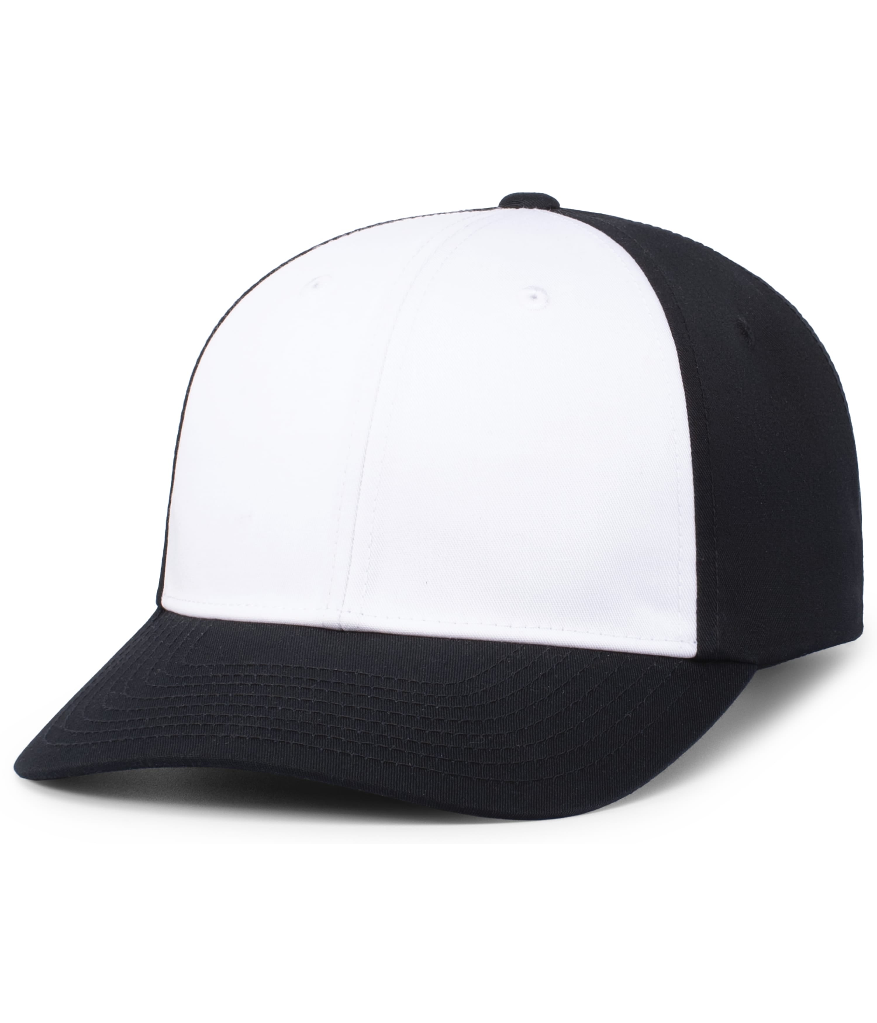 Hybrid Snapback Dad Cap - OS - WHITE/BLACK/BLACK