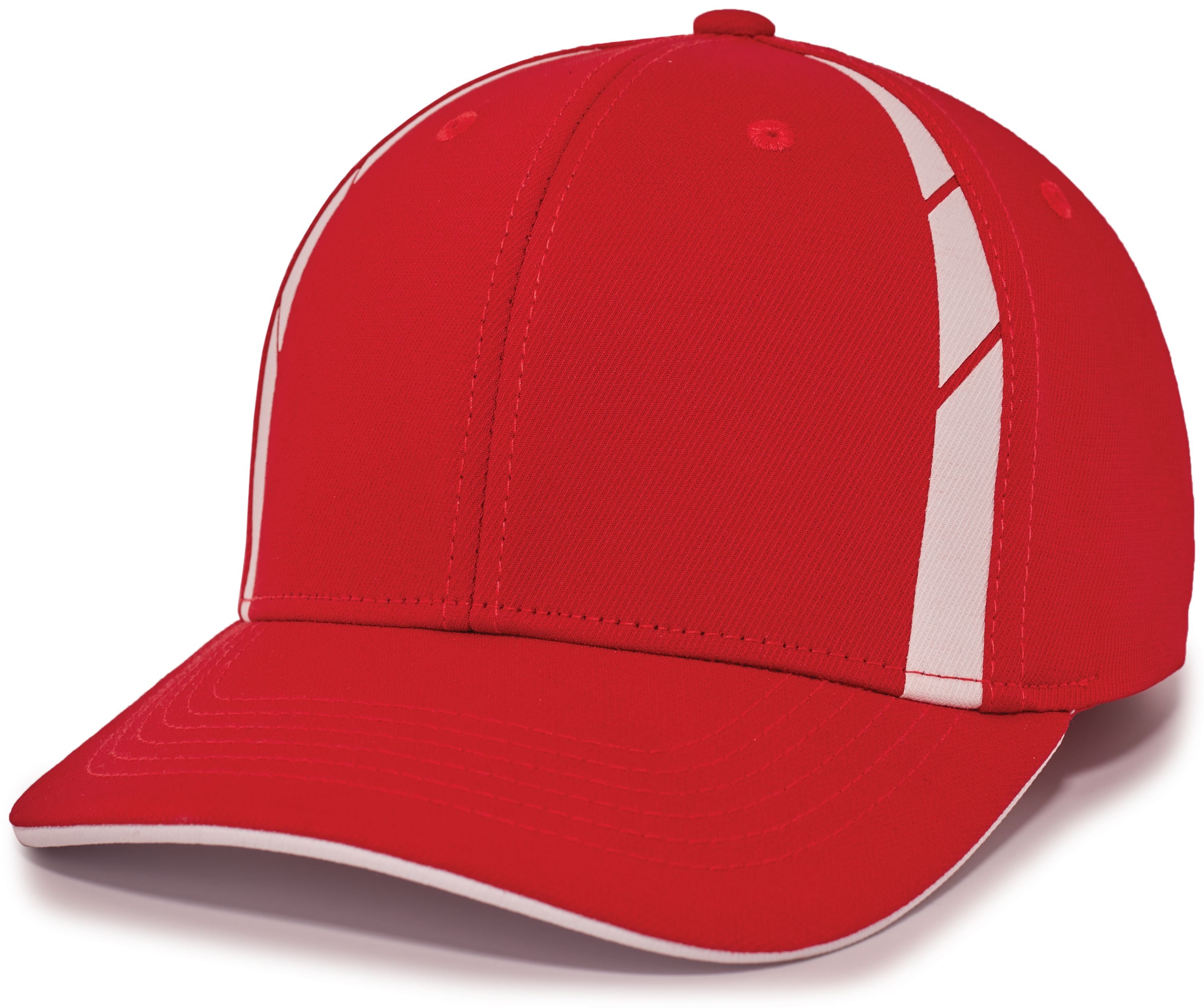 Sideline Snapback Cap Powered by Coolcore® - OS - RED/WHITE