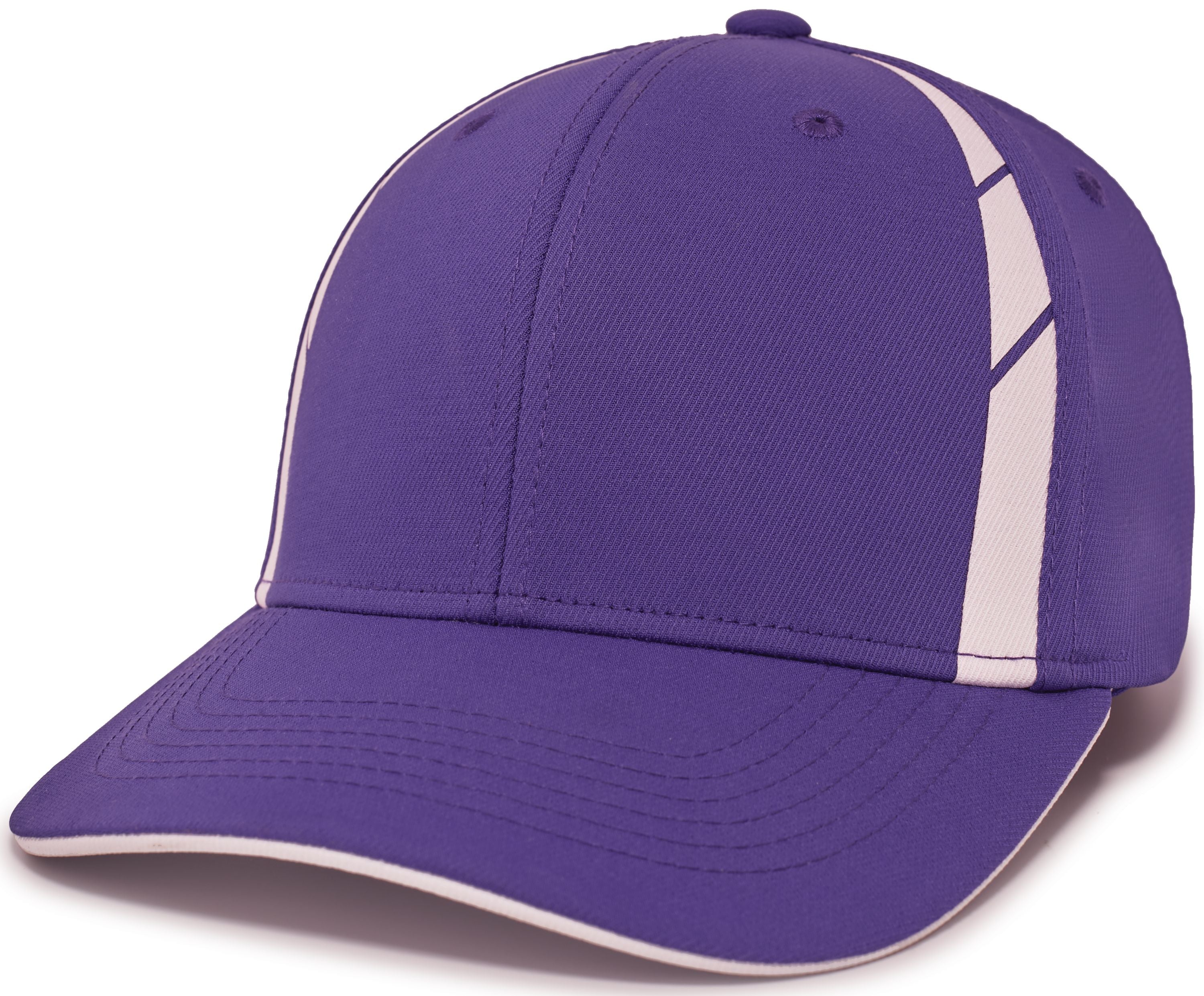 Sideline Snapback Cap Powered by Coolcore® - OS - PURPLE/WHITE