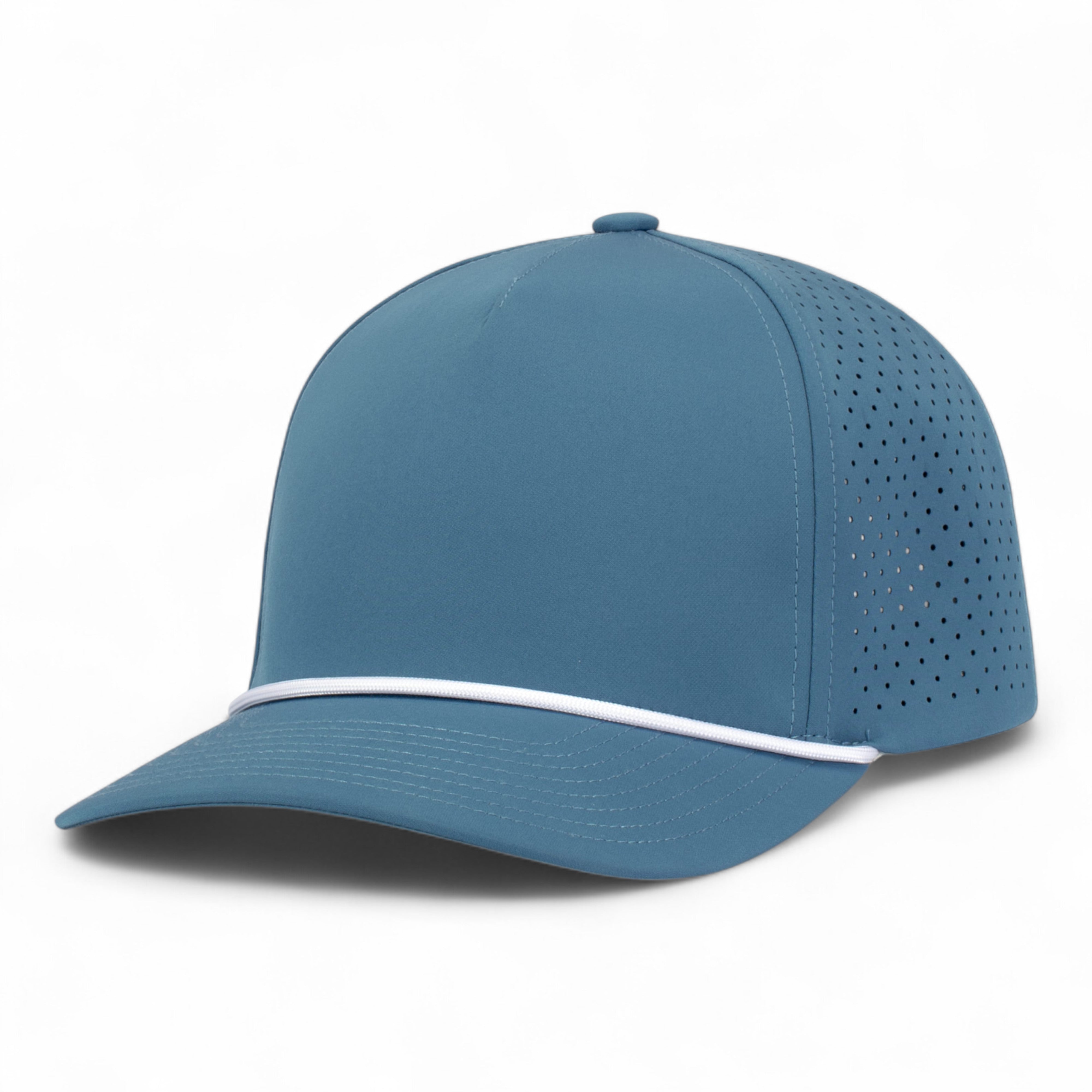 Weekender  Perforated Snapback Cap - OS - OCEAN BLUE/WHITE