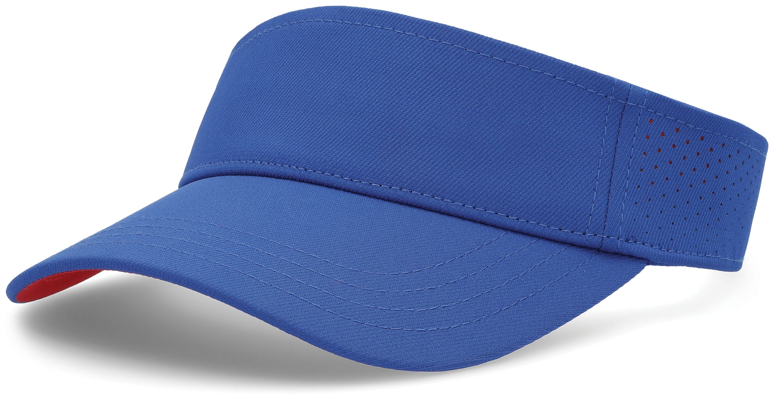 Perforated Visor Powered by Coolcore® - OS - ROYAL/RED
