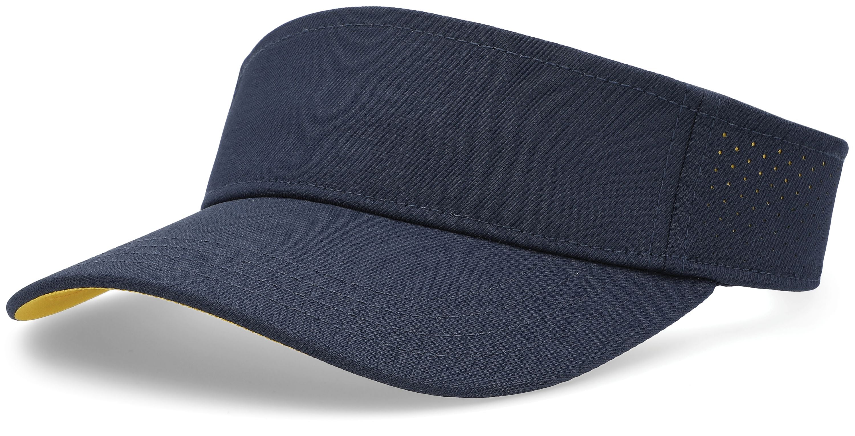 Perforated Visor Powered by Coolcore® - OS - NAVY/GOLD