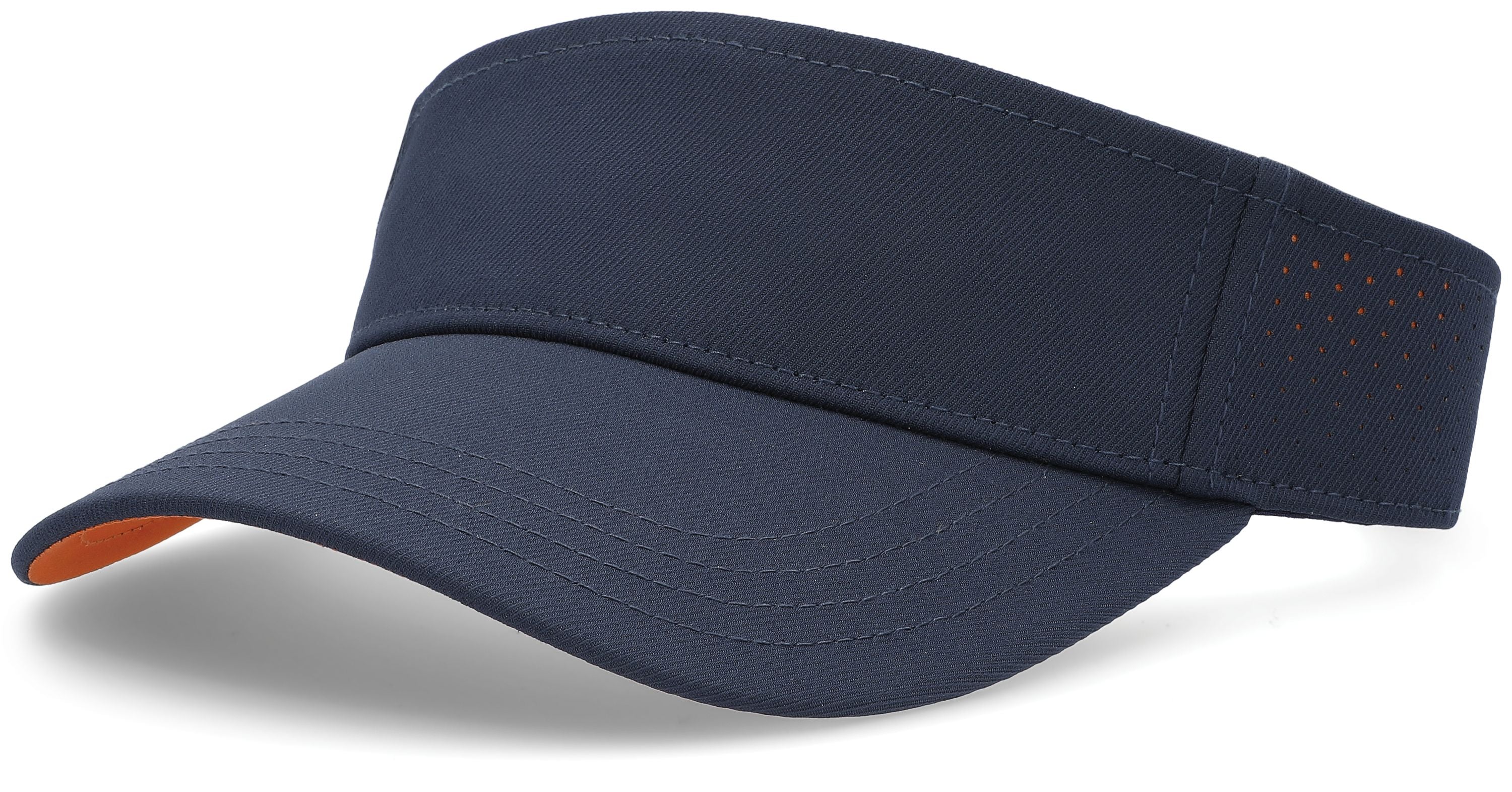 Perforated Visor Powered by Coolcore® - OS - NAVY/ORANGE