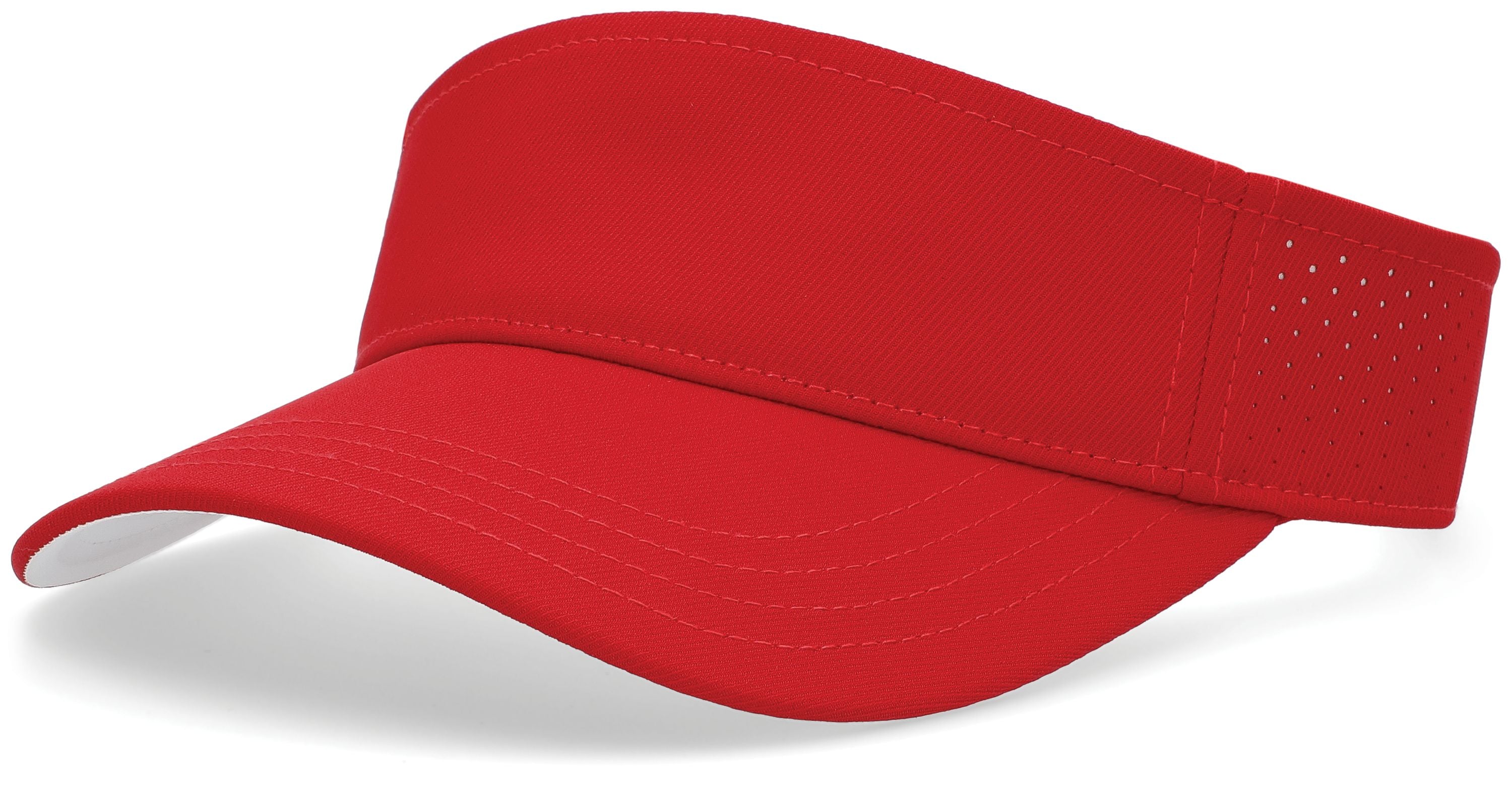 Perforated Visor Powered by Coolcore® - OS - RED/WHITE