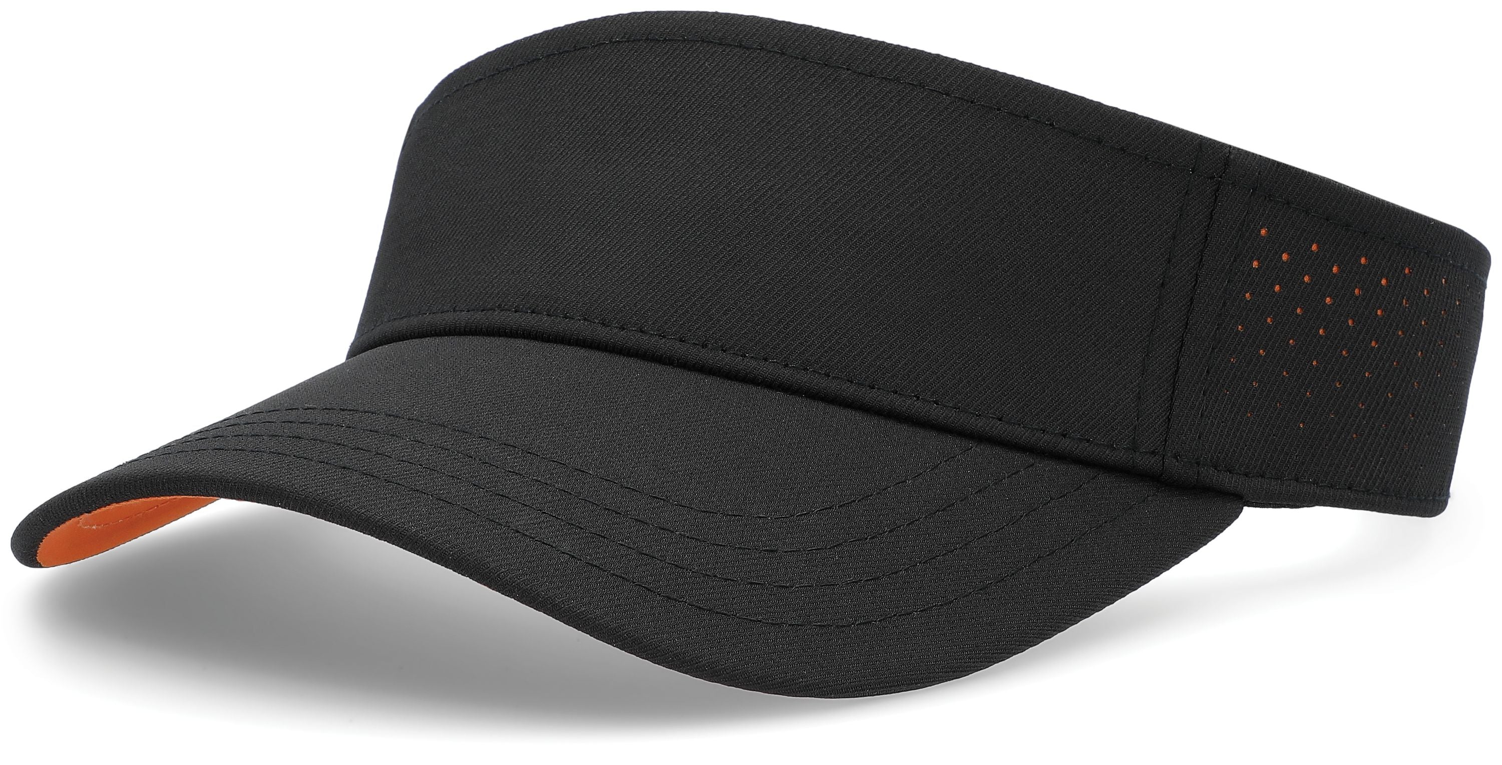 Perforated Visor Powered by Coolcore® - OS - BLACK/ORANGE