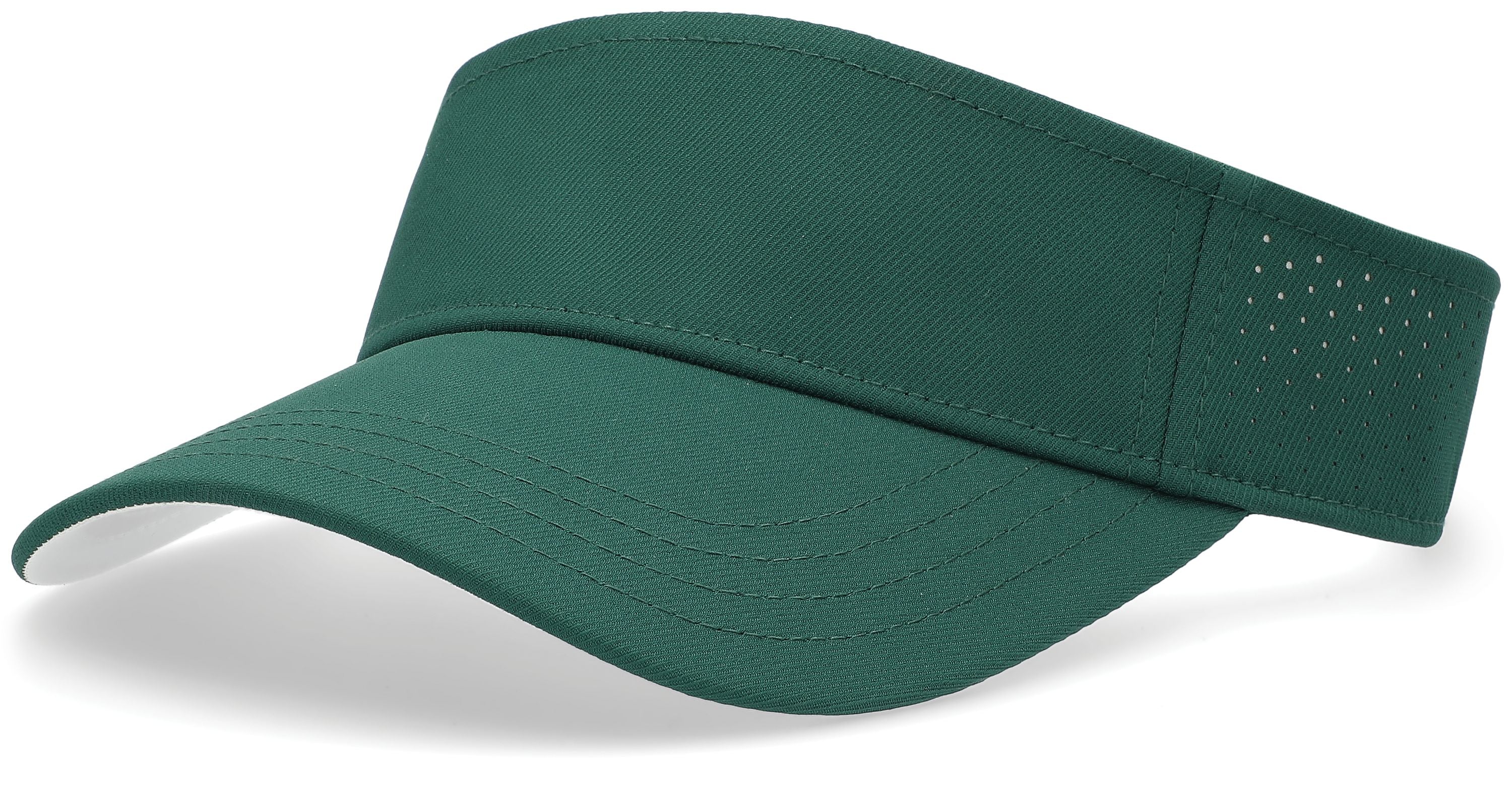 Perforated Visor Powered by Coolcore® - OS - DARK GREEN/WHITE